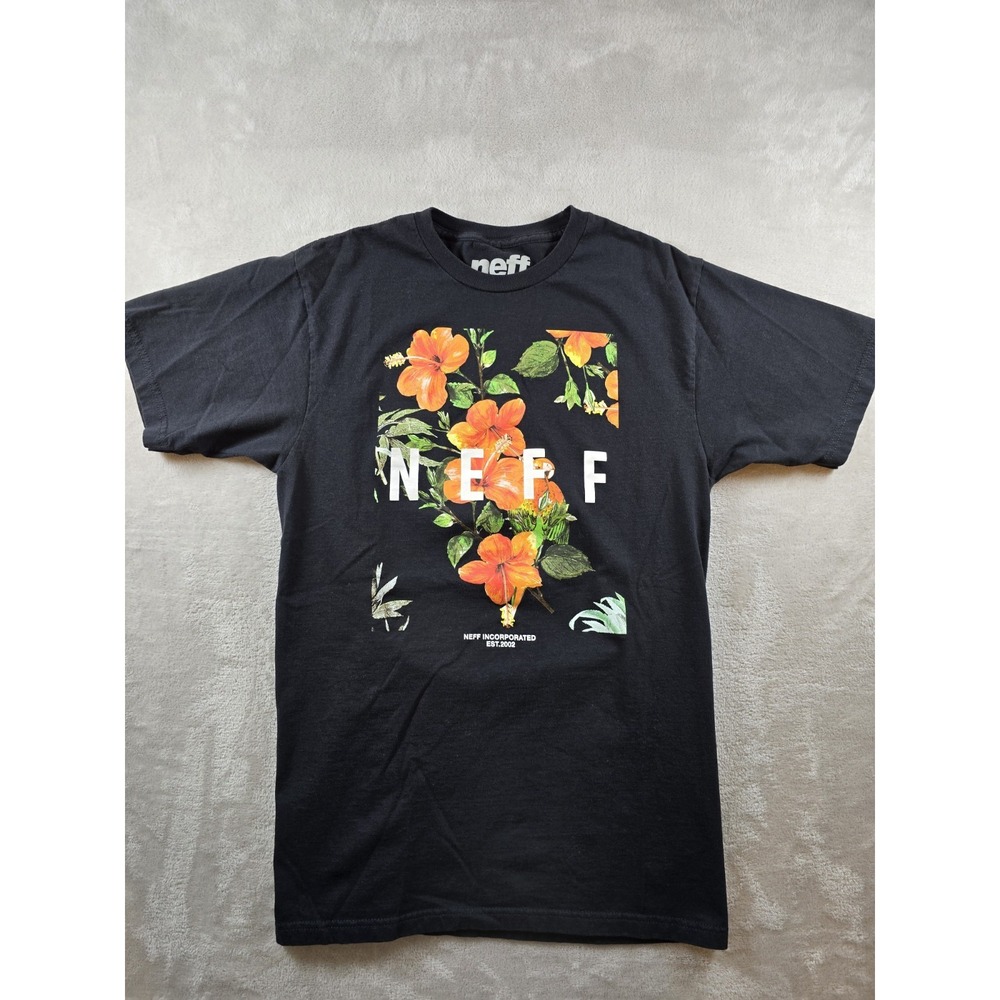 Neff Mens Medium Fit S Short Sleeve T Shirt Skate Logo Crew Neck